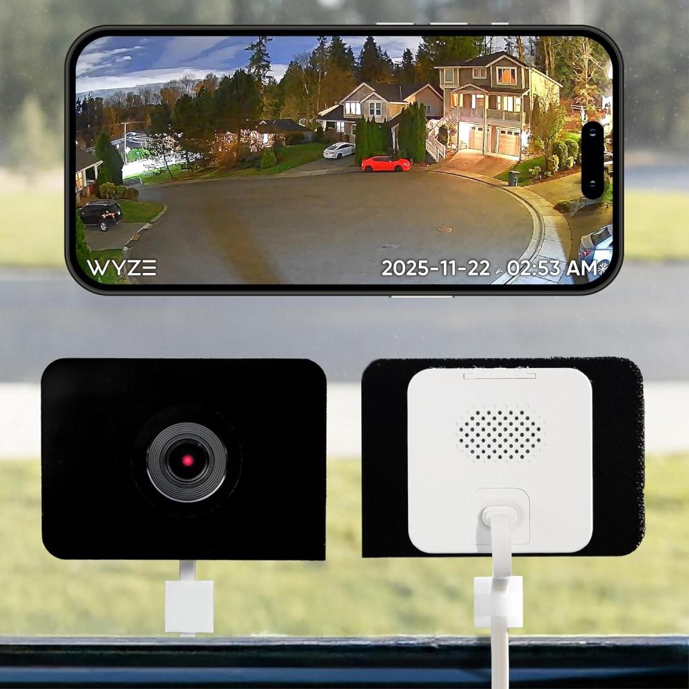 imageWyze Window Camera WiFi Indoor HD Home Security Camera Upgraded Color Night Vision AntiGlare AIPowered Motion Detection Easy amp Quick Setup 247 Recording Works wAlexa amp Google