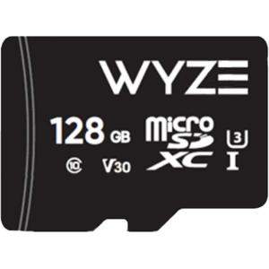 Wyze Expandable MicroSDXC Card Class 10,Storage 128GB , Black(128GB)