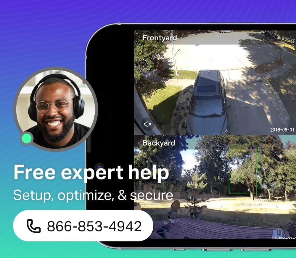 imageWYZE Cam v4 Latest Model 25K AI Security Camera IndoorOutdoor Cameras for Home Security Baby Monitor amp Pet Camera Vibrant Color Night Vision No Subscription Required Free Expert HelpBlack