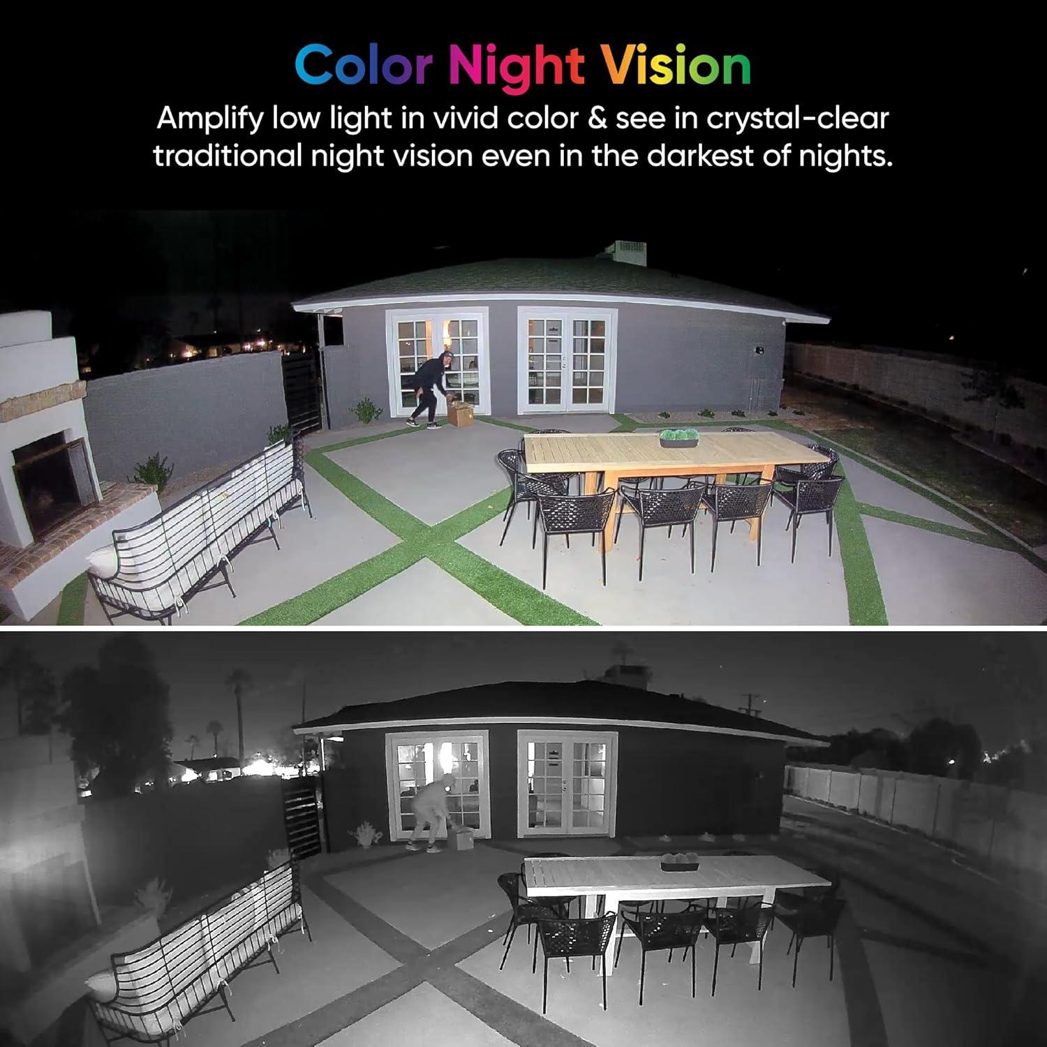 imageWYZE Floodlight Camera v2 Security Camera Outdoor 2K HD with Color Night Vision 2800Lumen LEDs 160 Wide View 105dB Siren Works with Alexa amp Google Assistant Wired Free Expert SupportBlack