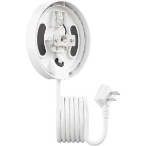 Wyze Floodlight Cam Plug-in Mount for Wyze Floodlight Cameras v1/v2/Pro, Electrical Box with 20ft Weather-Resistant Outdoor Power Cable, Easy Installation (White)(White)