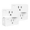 imageWyze Plug 24GHz WiFi Smart Plug Compatible with Alexa Google Assistant IFTTT No Hub Required FourPack WhiteFourPack