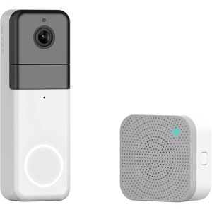 Wyze Wireless Video Doorbell Pro (Chime Included), 1440 HD Video, 1:1 Aspect Ratio: 1:1 Head-to-Toe View, 2-Way Audio, Night Vision (Renewed)(Doorbell Pro)