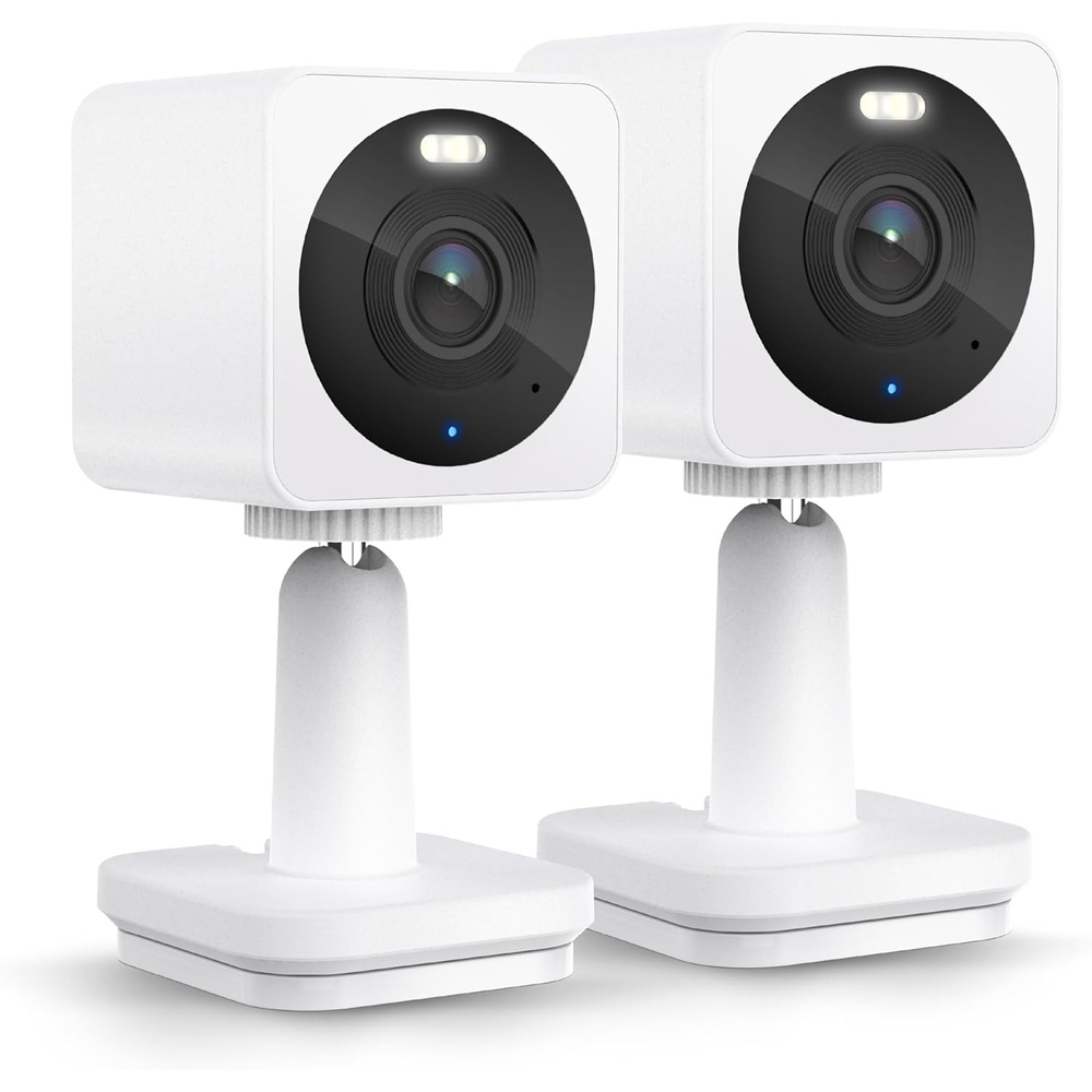 image:imageWYZE Cam OG IndoorOutdoor 1080p WiFi Smart Home Security Camera with Color Night Vision Motion Detection 2Way Audio Compatible with Alexa amp Google White 2Pack Free Expert Setup RenewedWhite